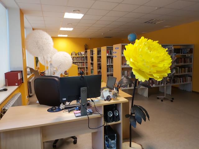Kuldīgas novada Vārmes pagasta bibliotēkas telpa